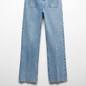 Mango Light Blue Flare Jeans